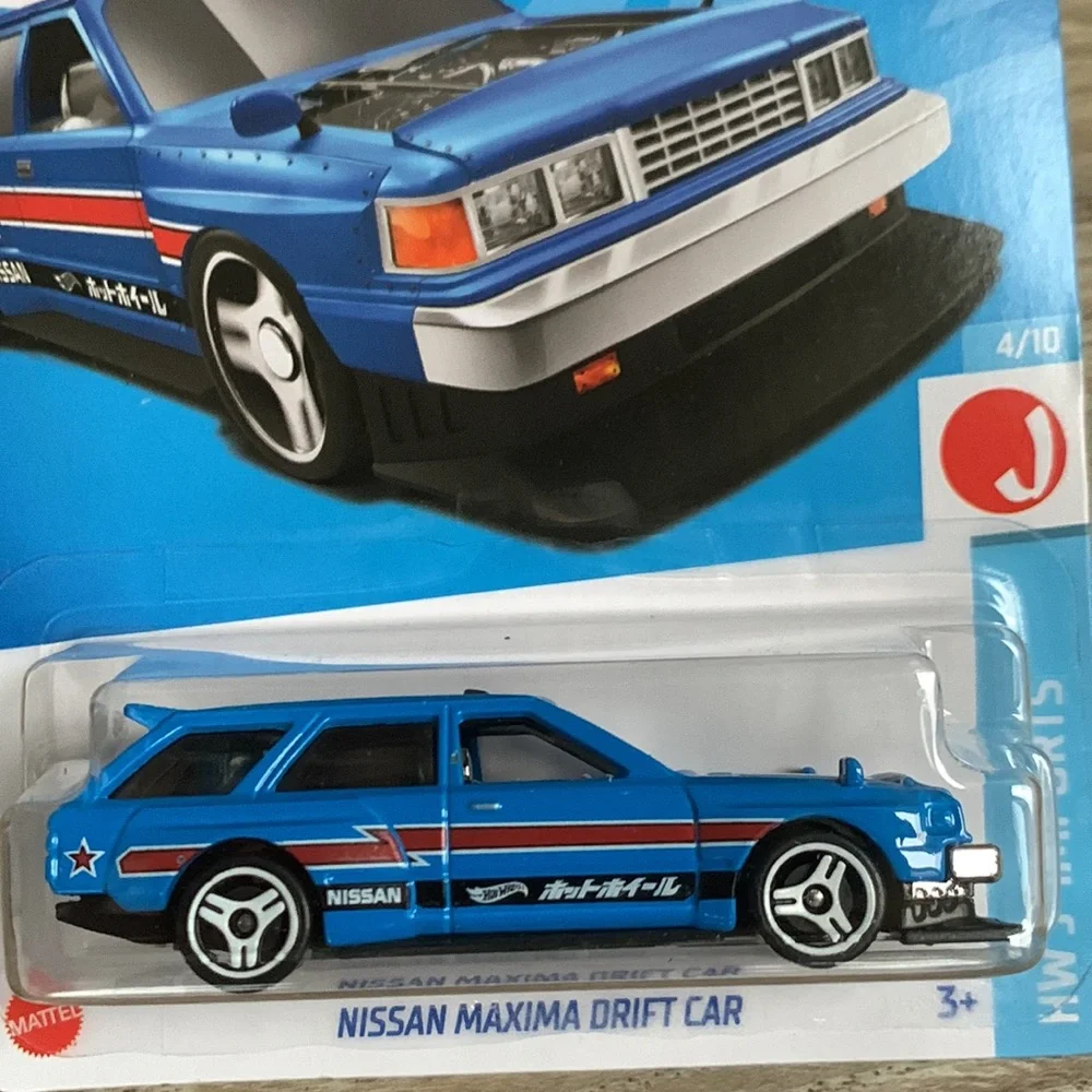 Hot Wheels Station Wagon Nissan Maxima Drift Blue Car Hotwheels JDM 2023 🆕